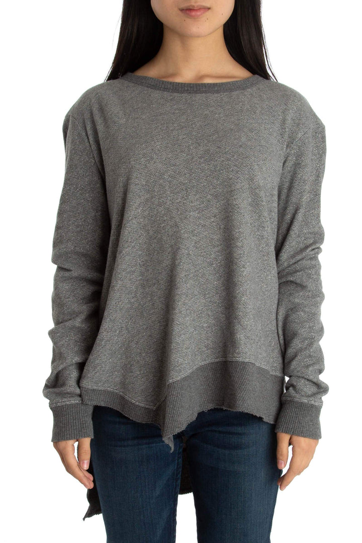 Blusa Wilt gris, vista frontal – ClosetRehab