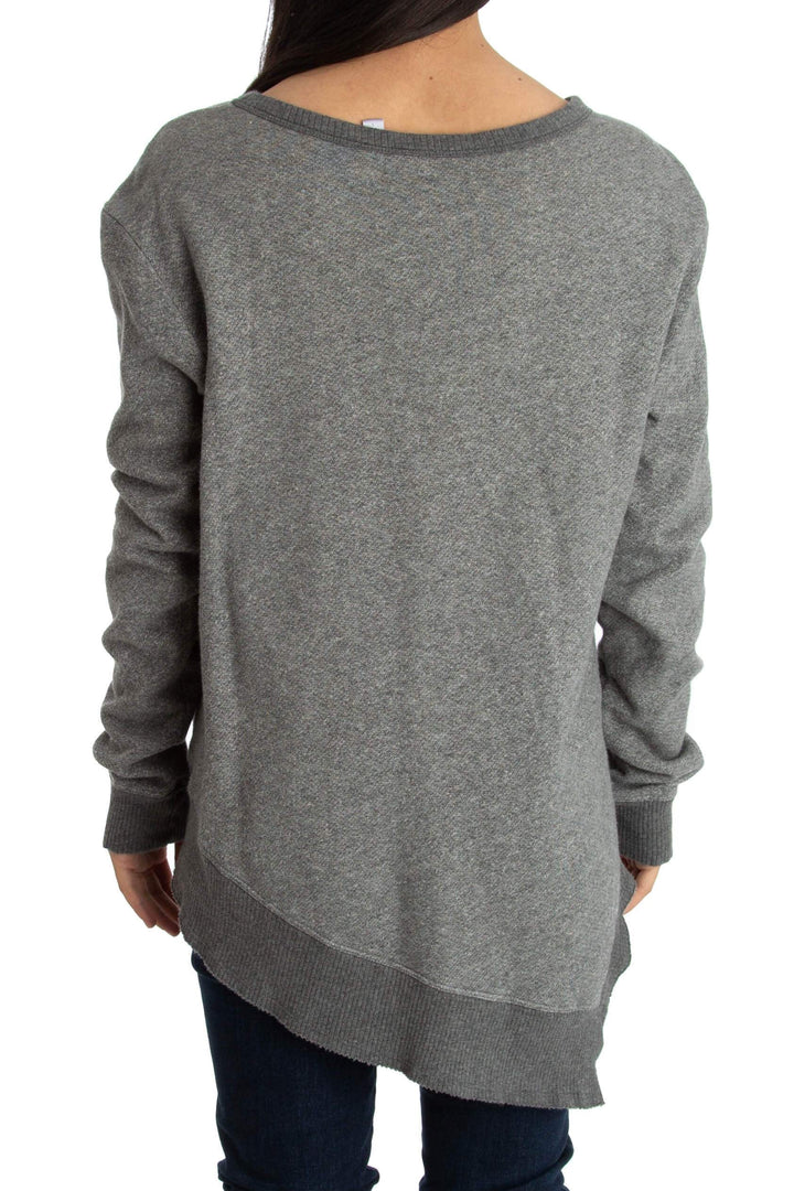 Blusa Wilt gris, vista posterior – ClosetRehab