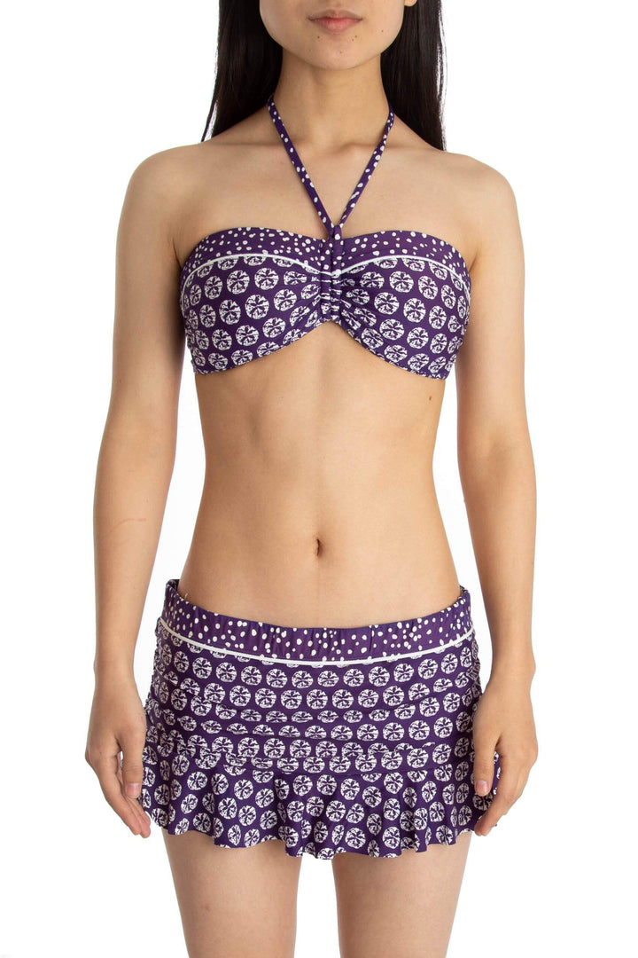 Traje de baño La Blanca morado, vista frontal – ClosetRehab