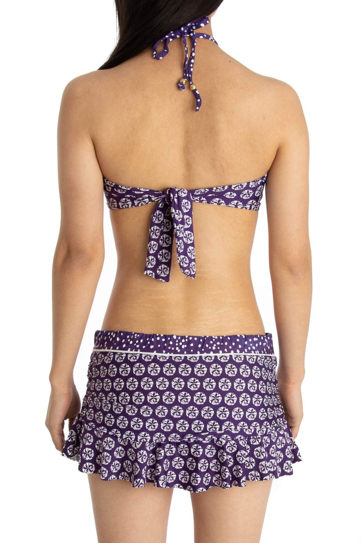 Traje de baño La Blanca morado, vista posterior – ClosetRehab