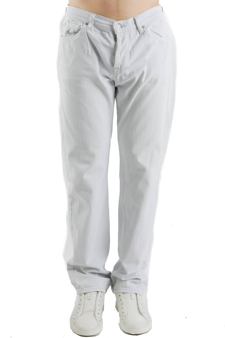Jeans 7 For All Mankind blanco, vista frontal – ClosetRehab