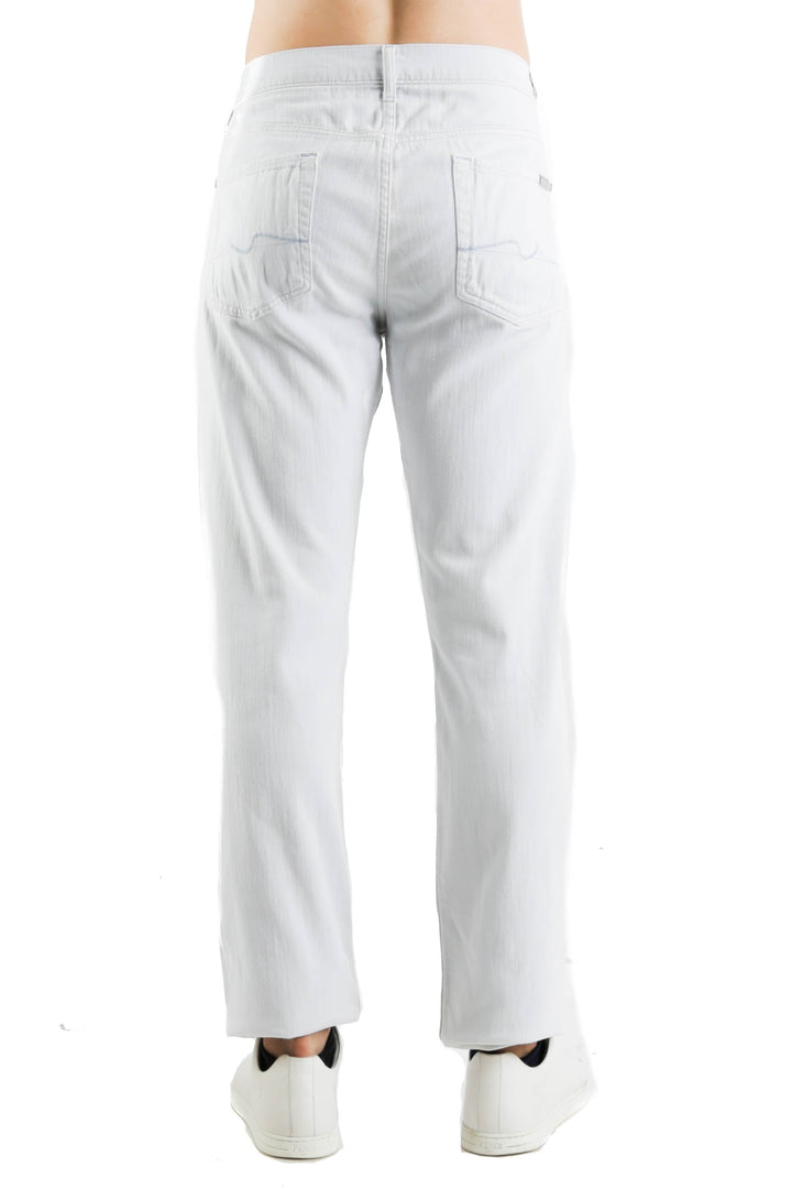 Jeans 7 For All Mankind blanco, vista posterior – ClosetRehab