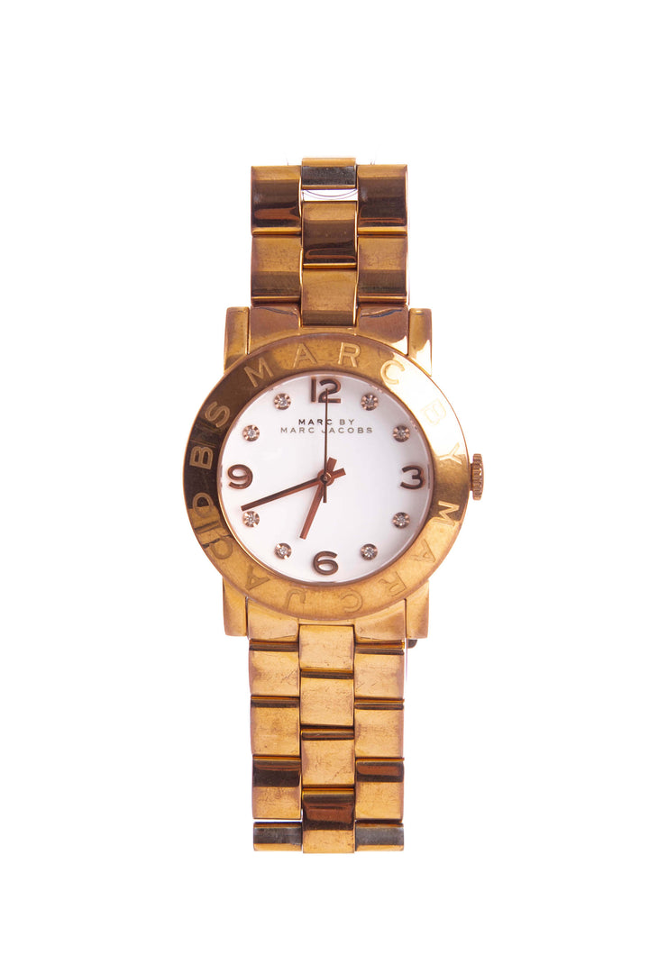 Reloj Marc Jacobs bronce y dorado, vista frontal – ClosetRehab