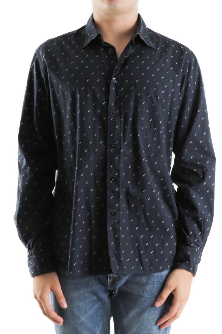 Camisa Ermenegildo Zegna azul, vista frontal – ClosetRehab