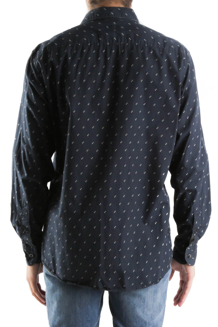 Camisa Ermenegildo Zegna azul, vista posterior – ClosetRehab