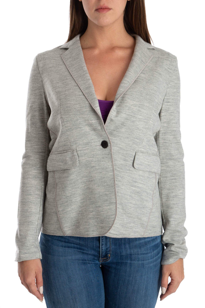 Saco Rag & Bone gris, vista frontal – ClosetRehab