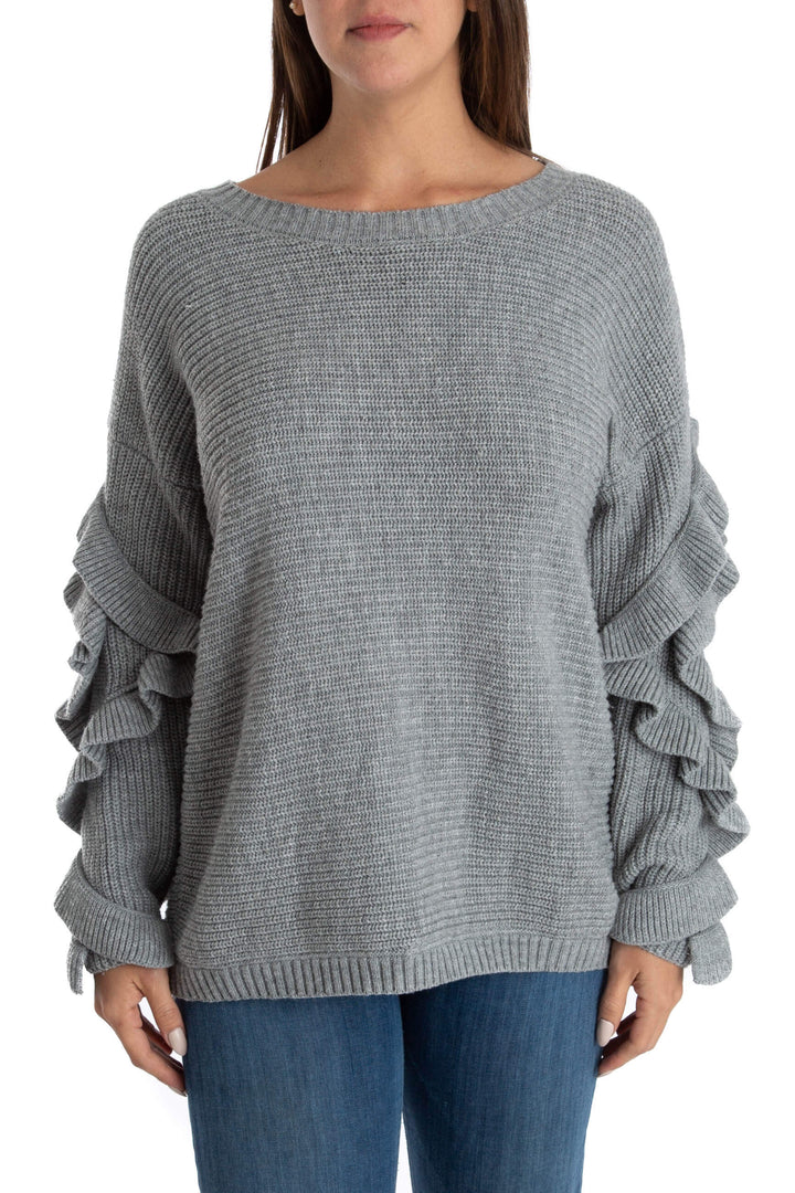 Suéter Haute Rogue gris, vista frontal – ClosetRehab