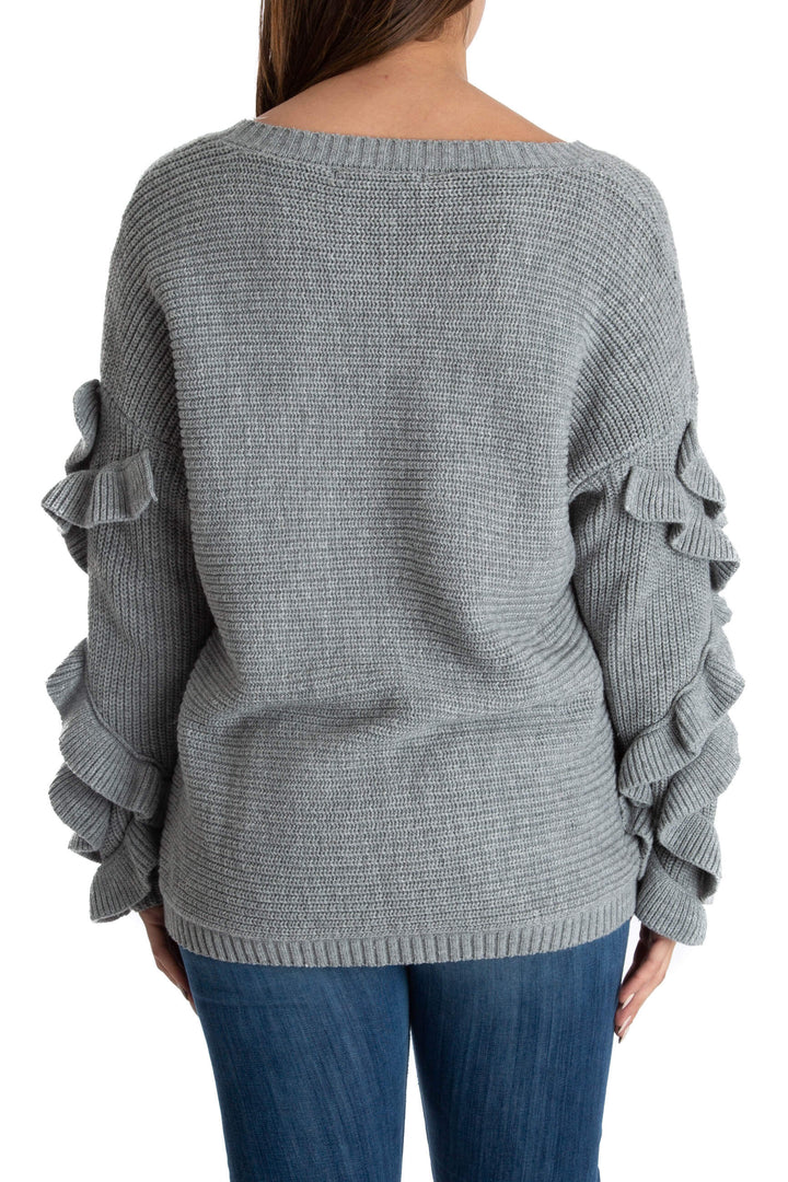 Suéter Haute Rogue gris, vista posterior – ClosetRehab
