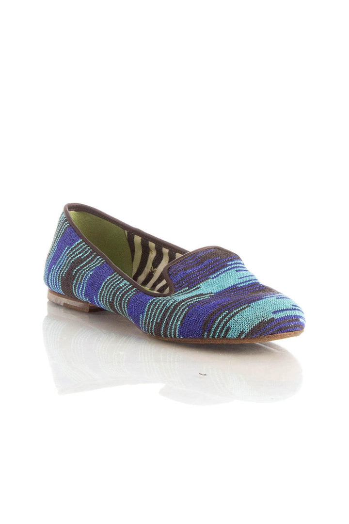 Zapato Missoni azul, vista posterior – ClosetRehab