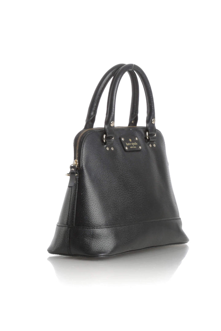Bolsa Kate Spade negro, vista lateral – ClosetRehab