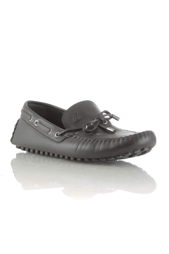 Zapato Louis Vuitton negro, vista posterior – ClosetRehab