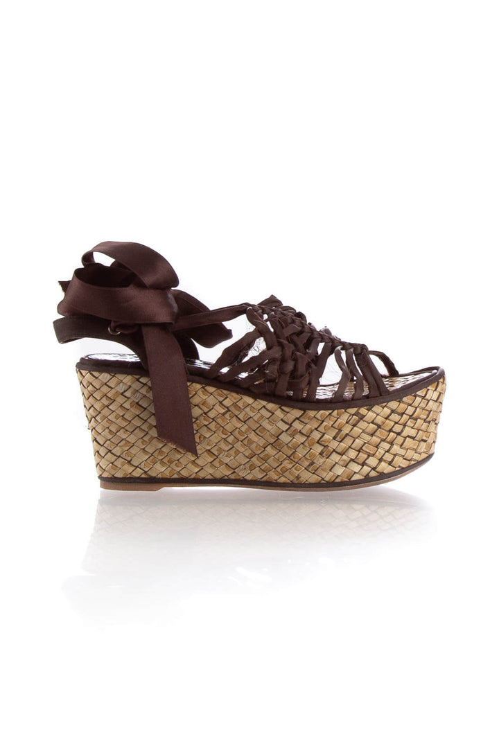 Zapato Jean-Michel Cazabat café, vista posterior – ClosetRehab