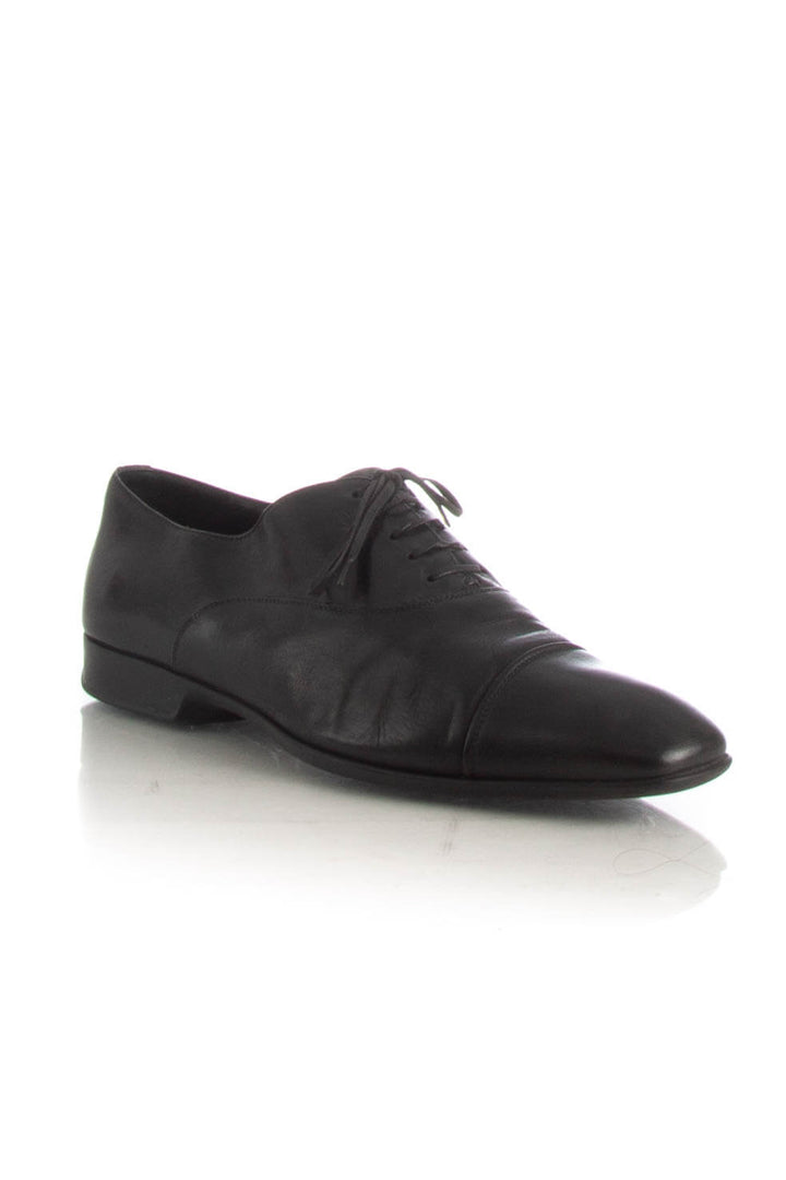 Zapato Salvatore Ferragamo negro, vista posterior – ClosetRehab
