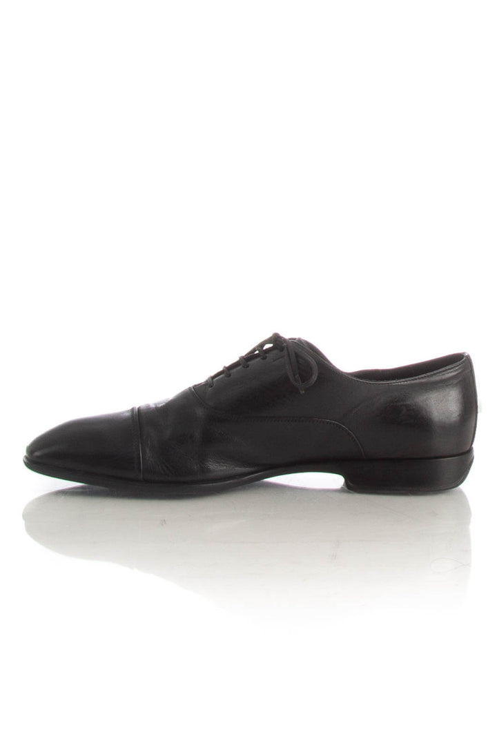 Zapato Salvatore Ferragamo negro, vista lateral – ClosetRehab