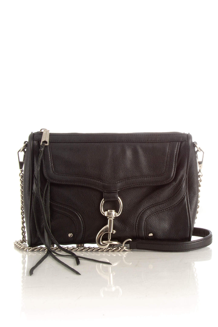 Bolsa Rebecca Minkoff negro, vista frontal – ClosetRehab