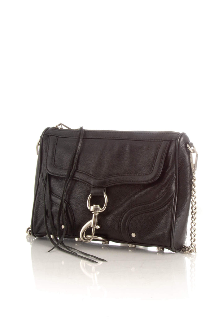 Bolsa Rebecca Minkoff negro, vista posterior – ClosetRehab