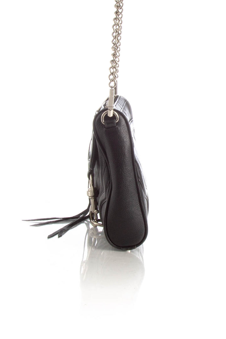 Bolsa Rebecca Minkoff negro, vista lateral – ClosetRehab