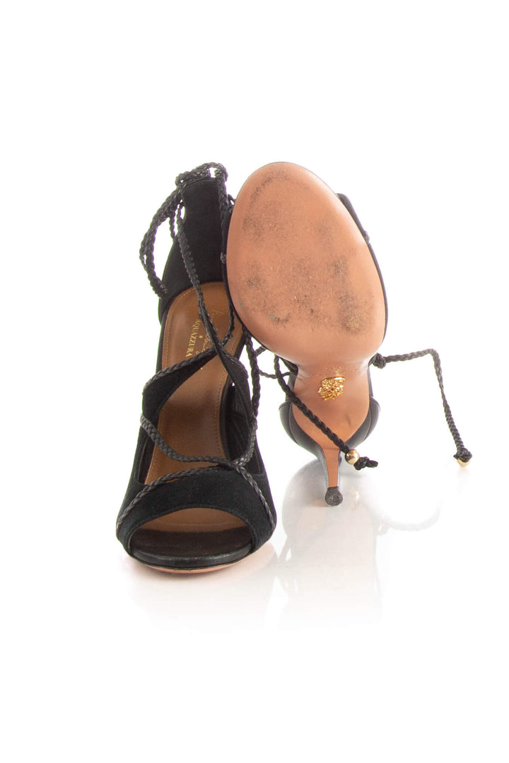 Zapato Aquazzura negro, detalle 6 – ClosetRehab