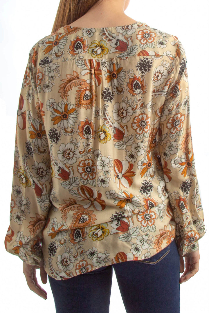 Blusa Ambrosia café, vista posterior – ClosetRehab