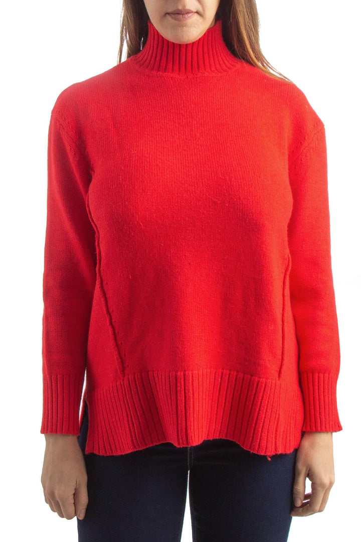 Suéter Metric rojo, vista frontal – ClosetRehab