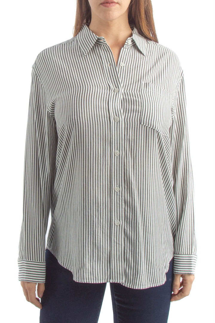 Blusa 7 For all Mankind rosa, vista frontal – ClosetRehab