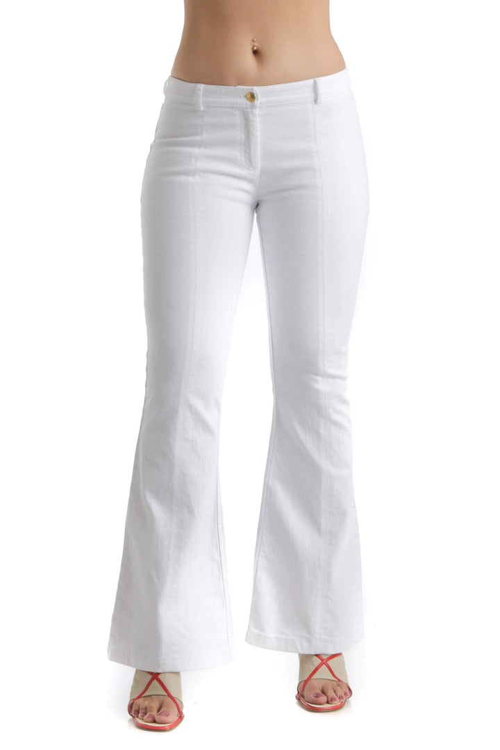 Jeans Michael Kors Collection blanco, vista frontal – ClosetRehab