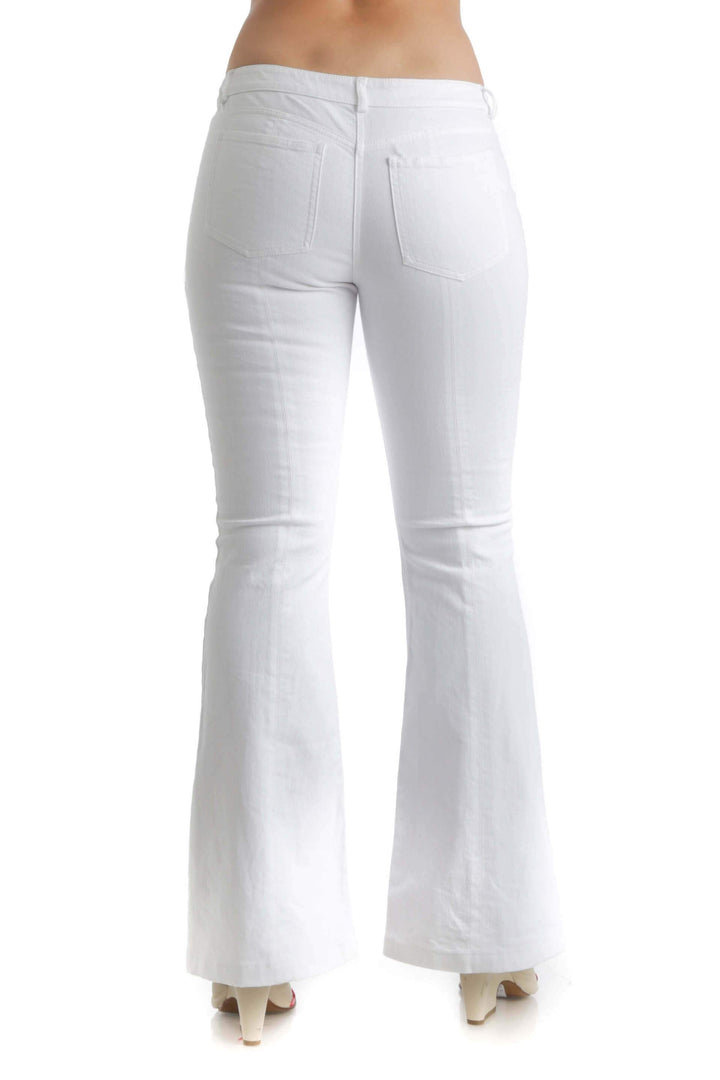 Jeans Michael Kors Collection blanco, vista posterior – ClosetRehab