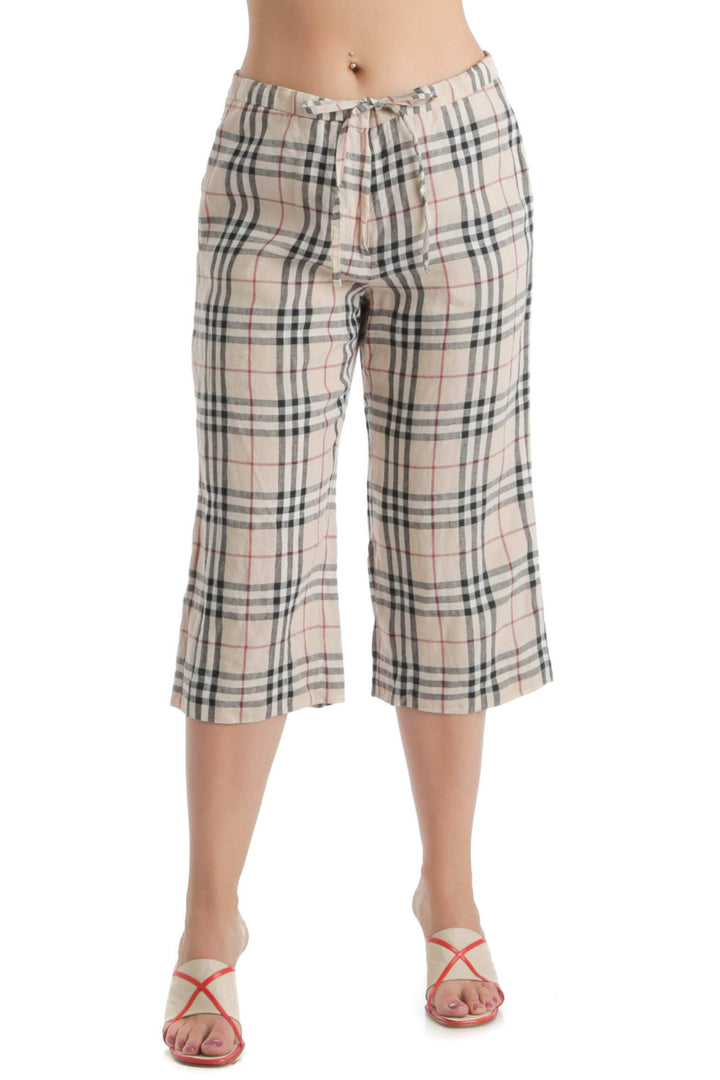 Pantalón Burberry beige, vista frontal – ClosetRehab