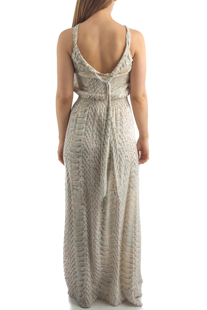Vestido Parker gris, vista posterior – ClosetRehab