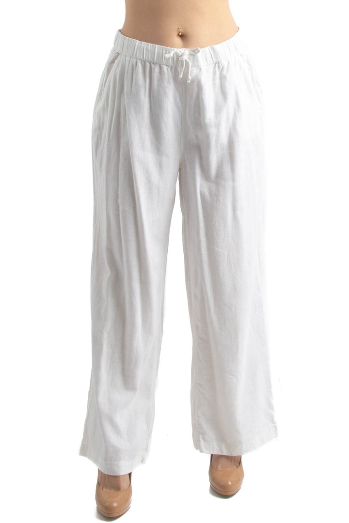 Pantalón Harve Benerd blanco, vista frontal – ClosetRehab