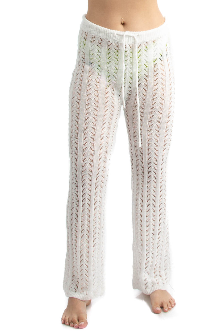 Pantalón blanco, vista frontal – ClosetRehab