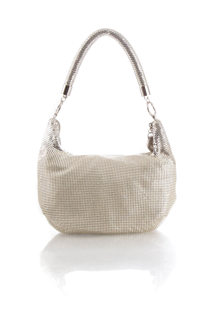 Bolsa Whiting & Davis gris, detalle – ClosetRehab