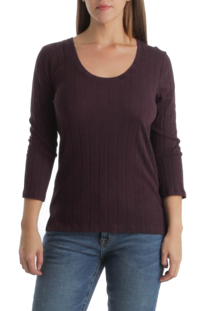 Blusa Sanctuary NWT morado, vista frontal – ClosetRehab