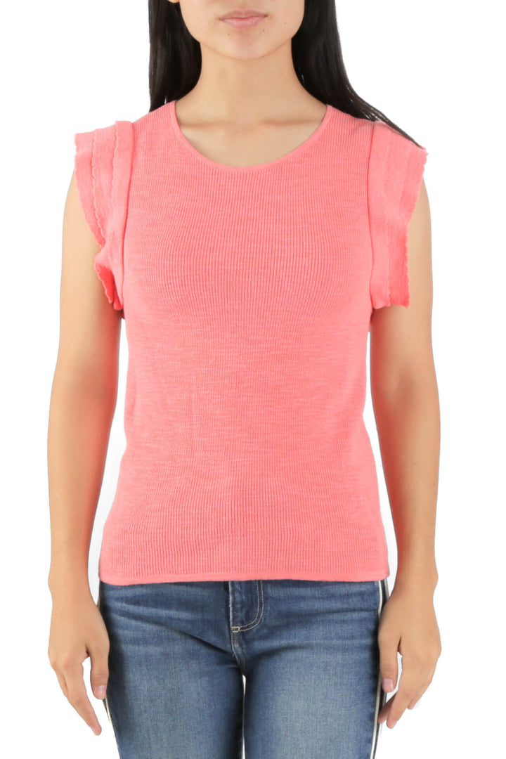 Blusa Ann Taylor rosa, vista frontal – ClosetRehab