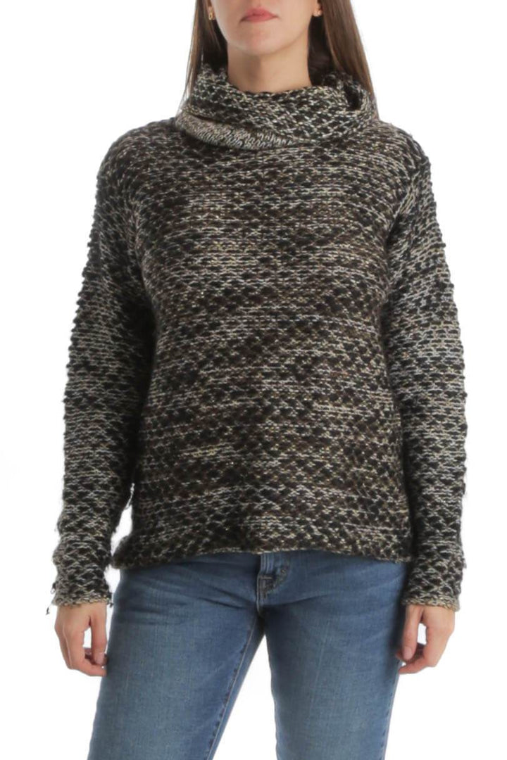 Suéter Parker negro, vista frontal – ClosetRehab