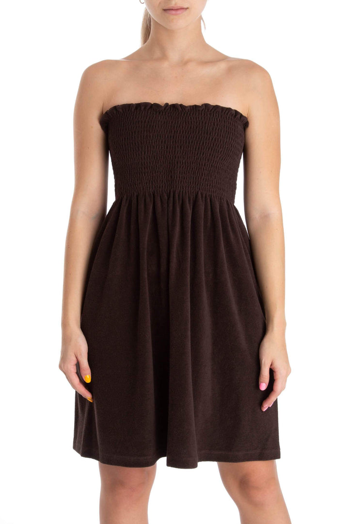 Traje de baño La Blanca café, vista frontal – ClosetRehab