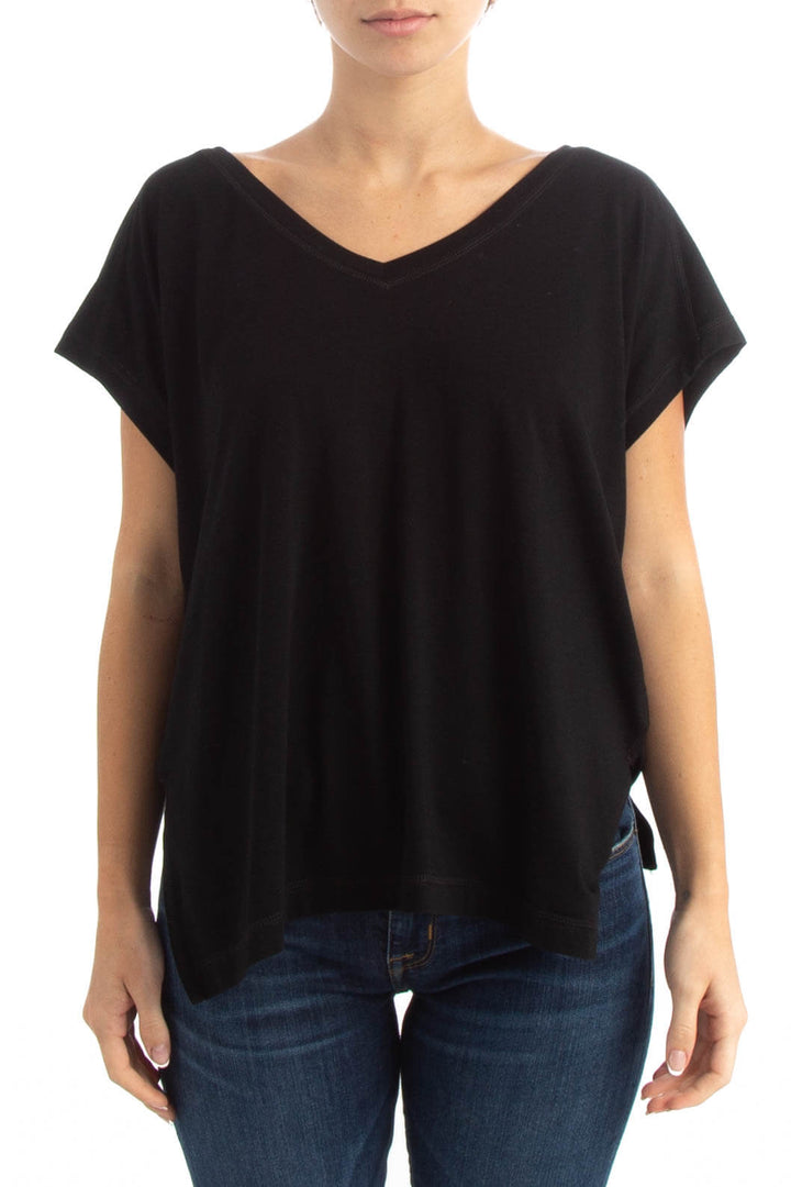 Blusa Zella negro, vista frontal – ClosetRehab