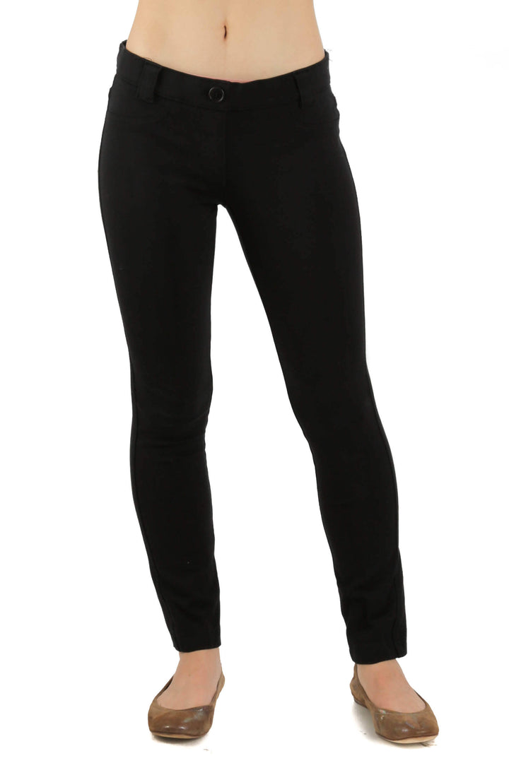Pantalón Theory negro, vista frontal – ClosetRehab