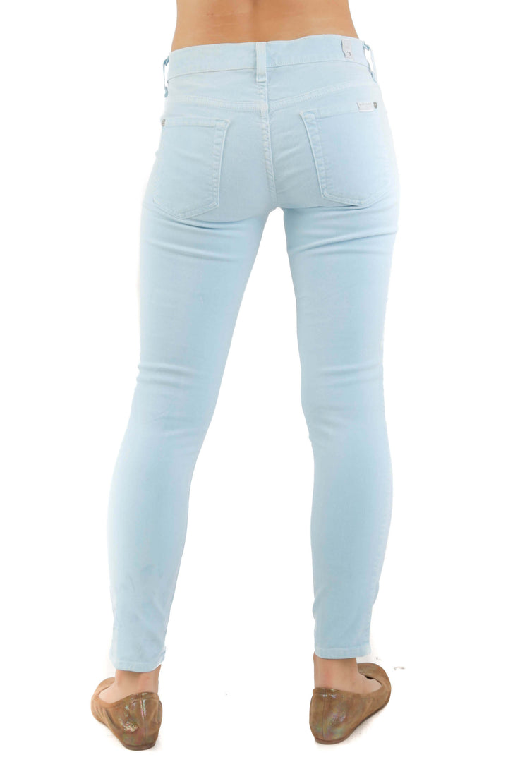 Jeans 7 For All Mankind azul, vista posterior – ClosetRehab