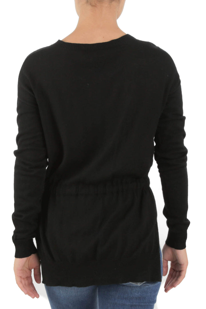 Blusa BCBG Mazazria negro, vista posterior – ClosetRehab