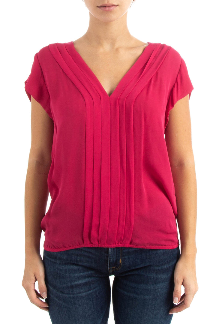 Blusa Joie rosa, vista frontal – ClosetRehab
