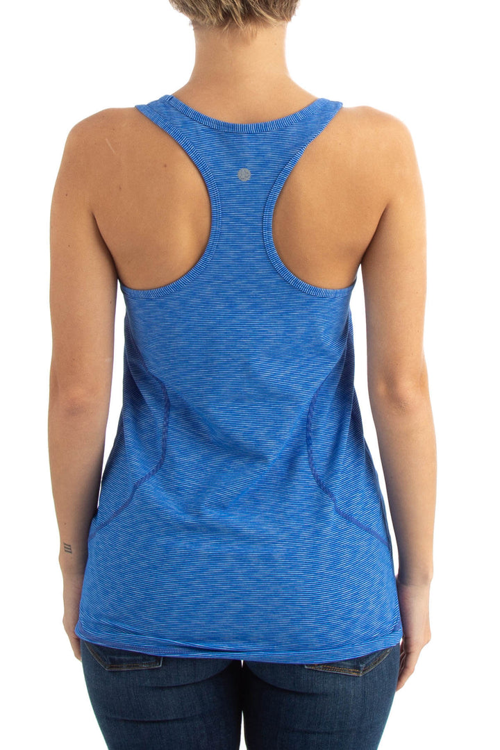 Blusa Zella azul, vista posterior – ClosetRehab