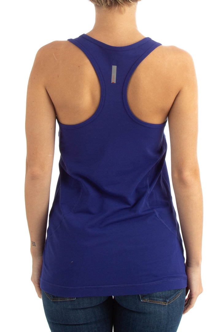 Blusa Zella azul, vista posterior – ClosetRehab