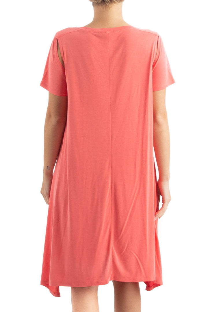 Vestido BCBG Maxazria rosa, vista posterior – ClosetRehab