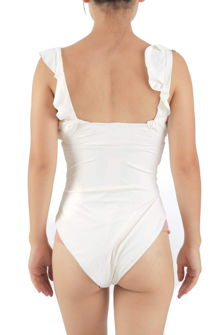 Traje de baño Eberjey NWT beige, vista posterior – ClosetRehab