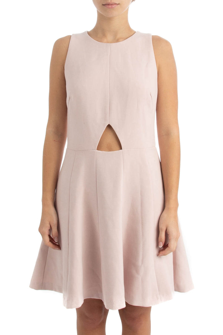 Vestido Club Monaco rosa, vista frontal – ClosetRehab