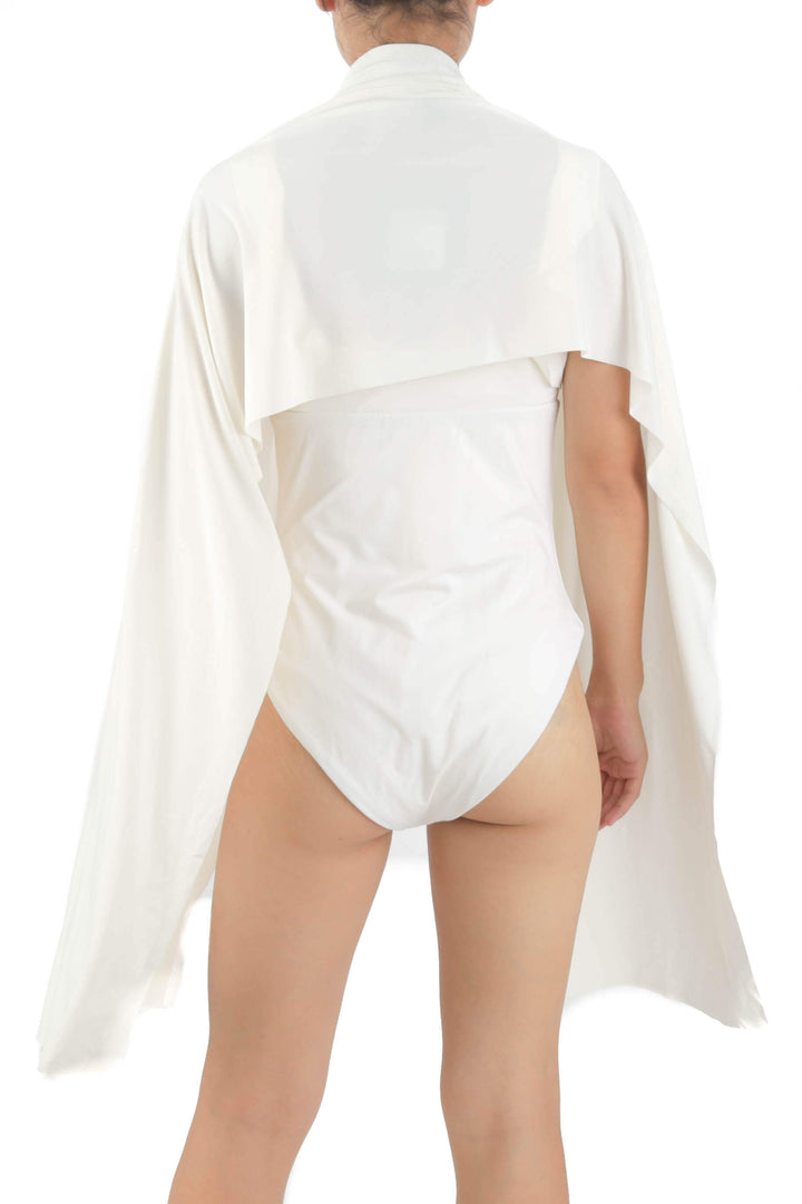 Traje de baño Norma Kamali NWT blanco, vista posterior – ClosetRehab