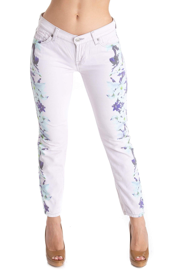Jeans 7 For all Mankind morado, vista frontal – ClosetRehab