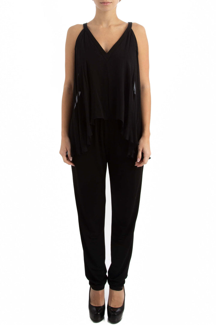 Pantalón Kobi Halferin negro, vista frontal – ClosetRehab