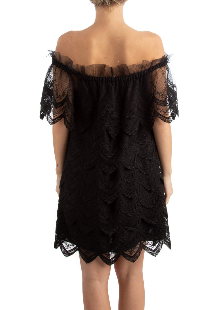 Vestido Alexis negro, vista posterior – ClosetRehab